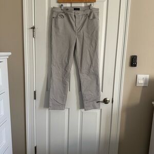 Talbots Flawless Five pocket Light Gray Pants